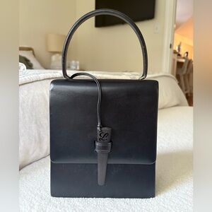 Loewe Black Leather Interior Bag